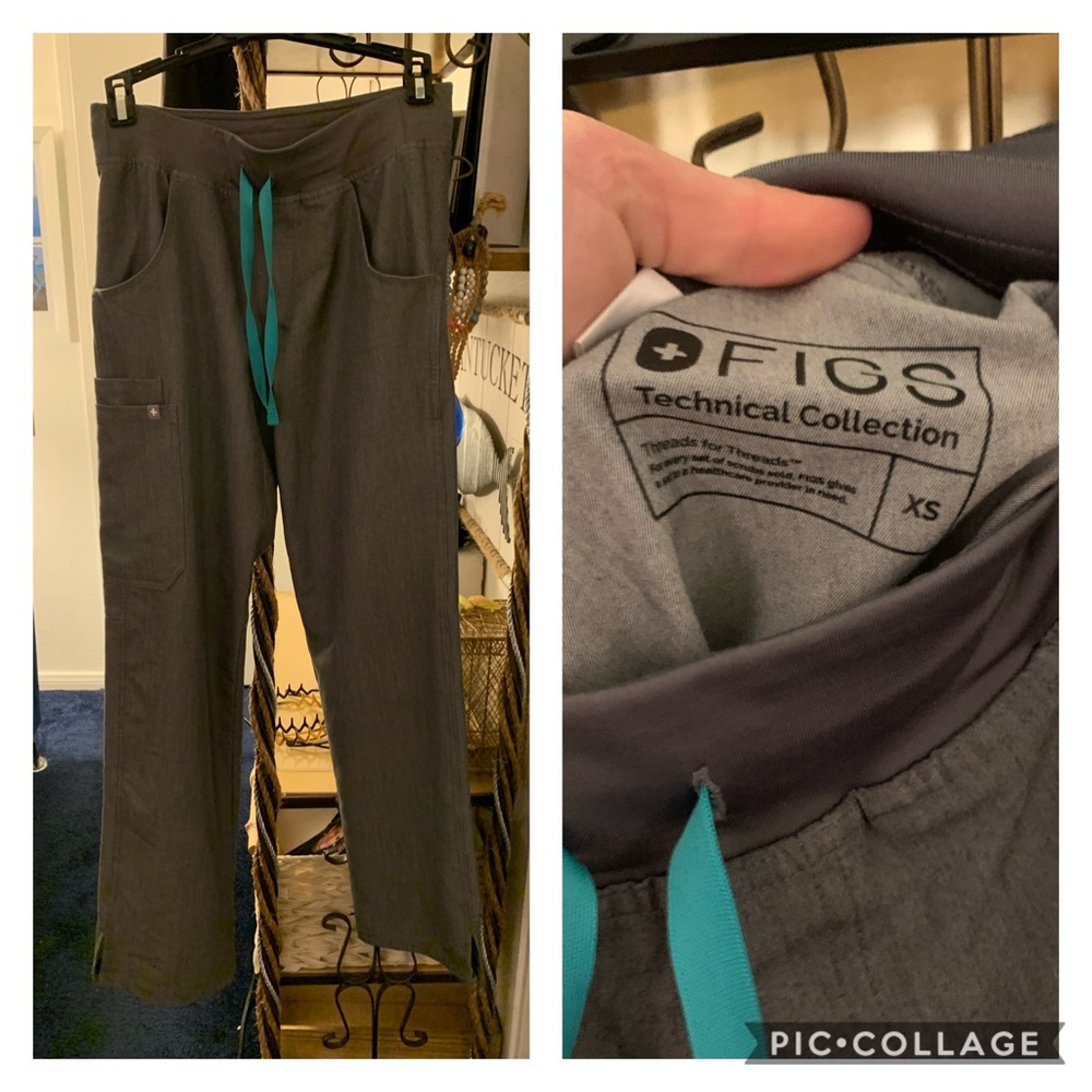 NWOT FIGS scrubs pants Xs